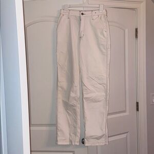 Hollister Ultra High-Rise Dad Pants in Cream